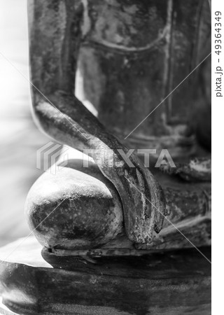 Part of Buddha image with copy space 49364349