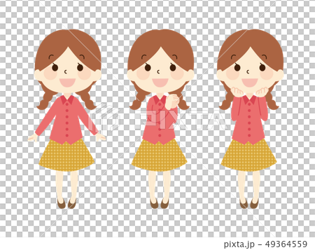 A braid girl A braid girl 49364559