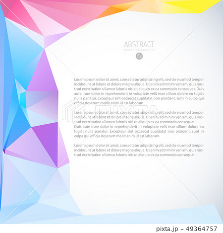 Color triangle background banner brochure template Color triangle background banner brochure template 49364757