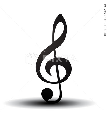 Musical note. Vector illustration. Musical note. Vector illustration. 49366538