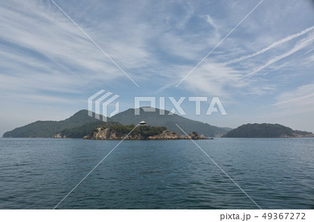 渡船(平成いろは丸)からの眺め、鞆の浦、福山市、広島県 渡船(平成いろは丸)からの眺め、鞆の浦、福山市、広島県 49367272