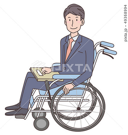 障害者　ビジネスマン 49368994