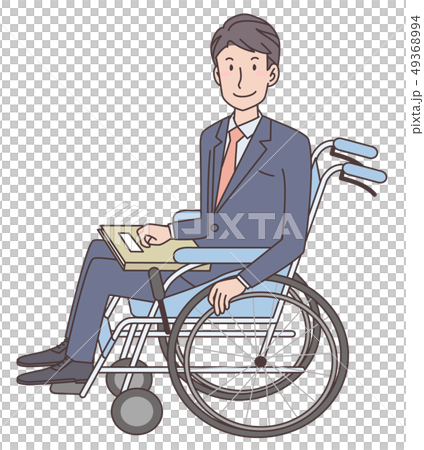 障害者　ビジネスマン 49368994