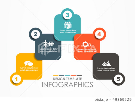 Infographic design template with place for your data. Vector illustration. 49369529