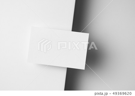 top view of business card isolated on white top view of business card isolated on white 49369620