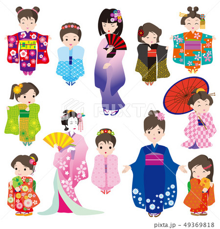 着物の女性 49369818