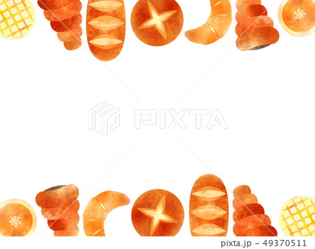 パンのイラスト背景のイラスト素材