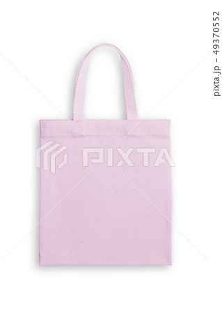 Tote bag fabric cloth shopping sack mockup in pink Tote bag fabric cloth shopping sack mockup in pink 49370552