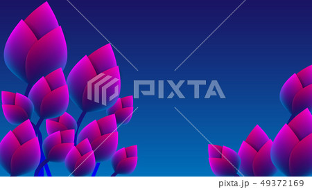 Abstract futuristic gradient flower background Abstract futuristic gradient flower background 49372169