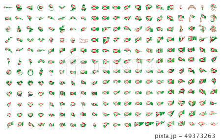 very big collection of vector flags of the Burundi 49373263