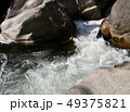 水しぶき　川や滝 49375821