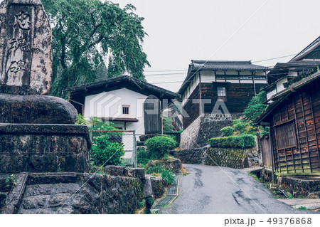 Kiso valley is the old  town or Japanese 49376868