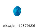 Colorful handmade easter egg isolated on a white 49379856
