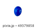 Colorful handmade easter egg isolated on a white 49379858