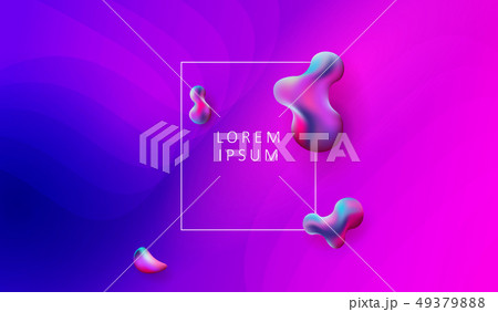 Abstract purple design with randomly drawn multi-colored blurred spots Abstract purple design with randomly drawn multi-colored blurred spots 49379888