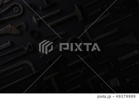 Fathers day greeting card concept. Flat lay. Copy space. 49379999