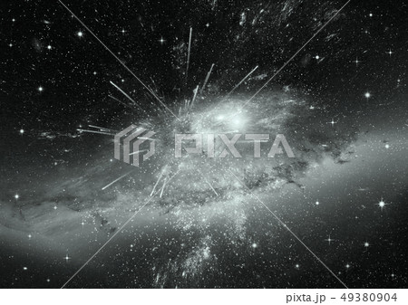 galaxy in a free space 49380904
