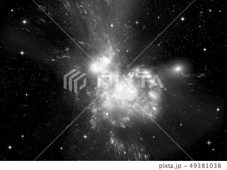 galaxy in a free space 49381038