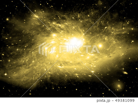 galaxy in a free space 49381099