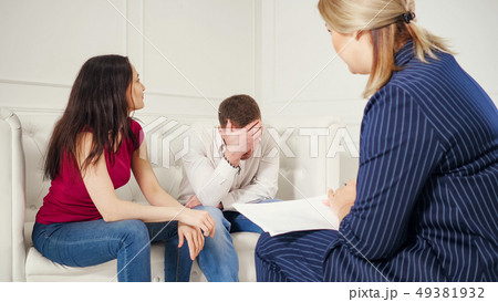 Couple counseling concept. 49381932
