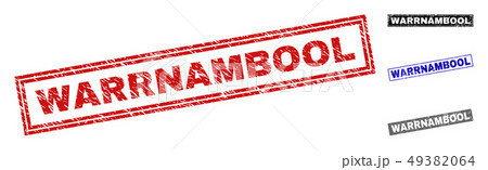 Grunge WARRNAMBOOL Textured Rectangle Watermarks Grunge WARRNAMBOOL Textured Rectangle Watermarks 49382064