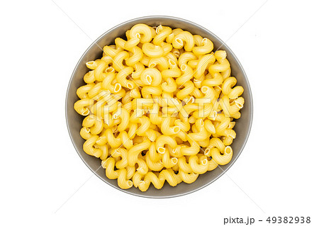 Cavatappi pasta raw isolated on white Cavatappi pasta raw isolated on white 49382938