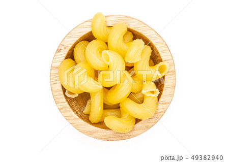 Cavatappi pasta raw isolated on white Cavatappi pasta raw isolated on white 49382940