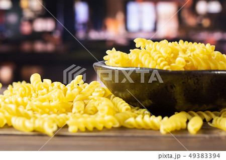 Raw italian torti pasta with restaurant Raw italian torti pasta with restaurant 49383394