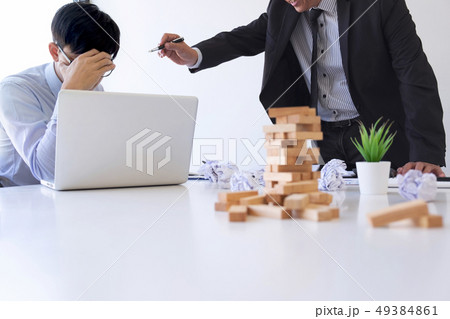 Blaming business concept, Senior executive manager 49384861