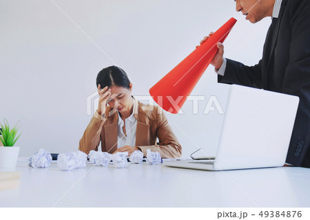 Blaming business concept, Senior executive manager 49384876
