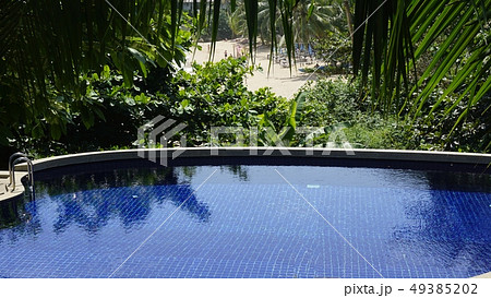 swimming pool at coral beach on koh samui swimming pool at coral beach on koh samui 49385202