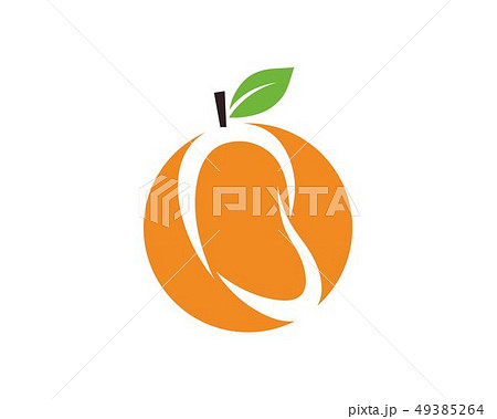 Mango in flat style. Mango vector logo. Mango 49385264