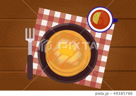 Breakfast concept. Healthy food. Flat style Breakfast concept. Healthy food. Flat style 49385786