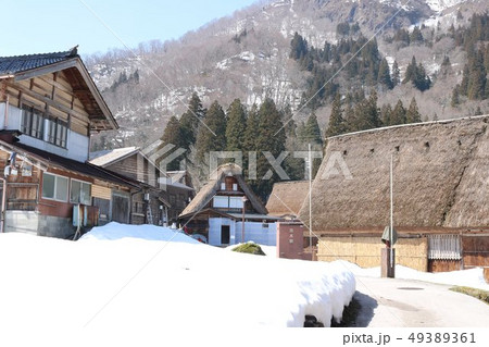 五箇山の合掌造りの集落 五箇山の合掌造りの集落 49389361