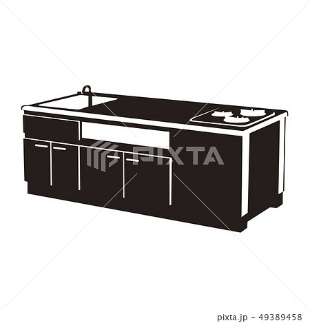 調理台のイラスト素材 49389458 Pixta