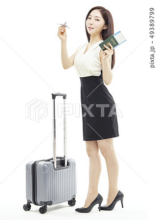 旅行 ビジネスウーマン ビジネス 49389799