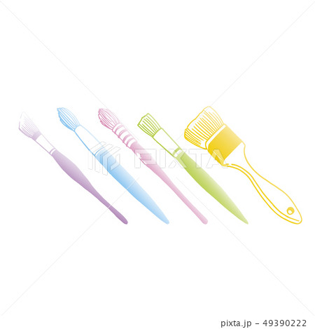 カラフル筆イメージ 49390222