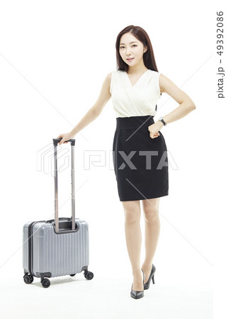 旅行 ビジネスウーマン ビジネス 49392086