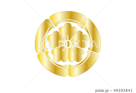 武将家紋金グラデーション有馬晴信 武将家紋金グラデーション有馬晴信 49393841