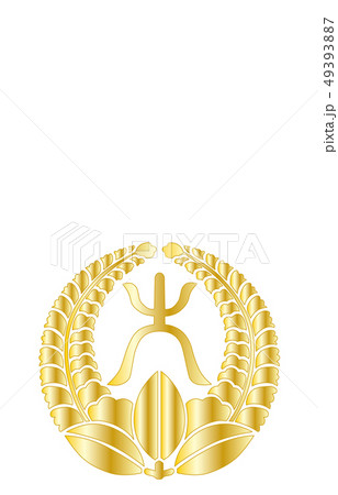 武将家紋金グラデーション大久保忠世 49393887