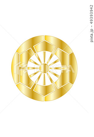 武将家紋金グラデーション榊原康政 武将家紋金グラデーション榊原康政 49393942