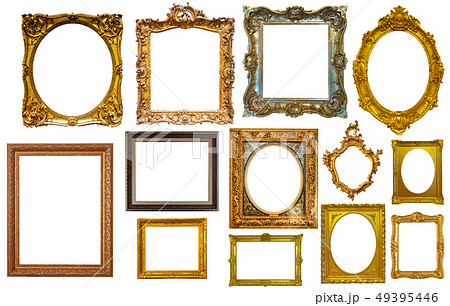 assortment of isolated frames 49395446