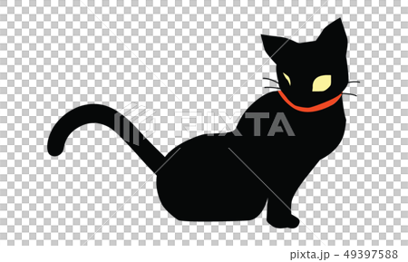 黒猫のイラスト素材 [49397588] - PIXTA