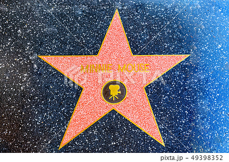 Hollywood Walk of Fame in Hollywood Boulevard. Hollywood Walk of Fame in Hollywood Boulevard. 49398352