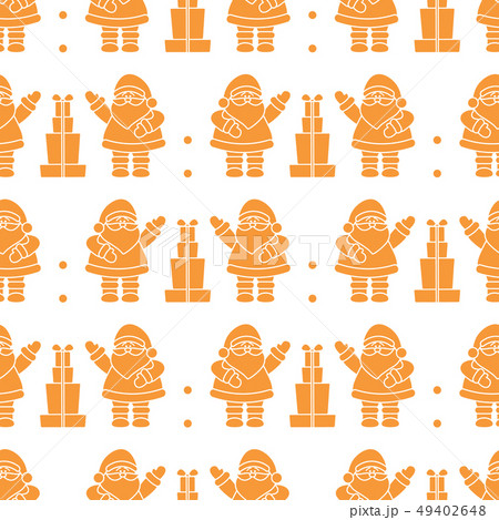 Christmas, New Year 2019 seamless pattern 49402648