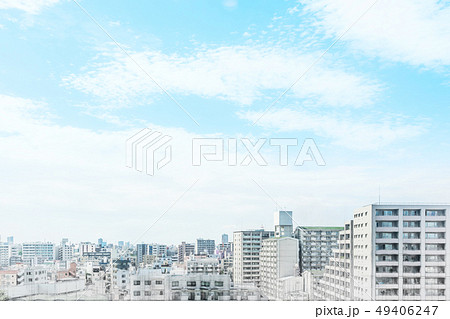 panoramic modern city skyline mix sketch effect 49406247