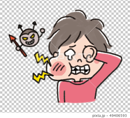 子供のトラブル_虫歯 49406593