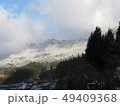 春雪の屏風岩 49409368