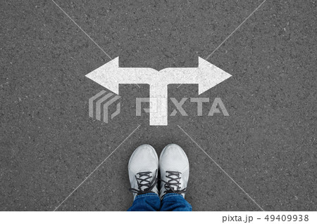 Decision making concept 49409938