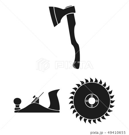 Vector illustration of tool and construction logo. Set of tool and carpentry vector icon for stock. 49410655